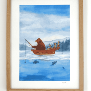 L'Ours à la pêche
